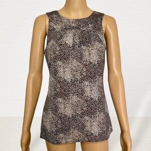 Banana Republic Sleeveless Brown Top blouse Size 0